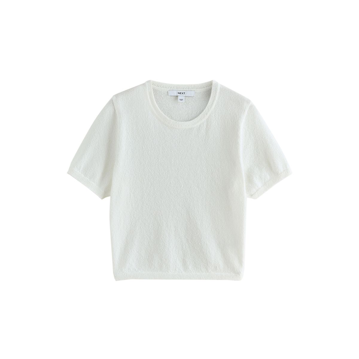 T-shirt en maille éponge à manches courtes, NEXT