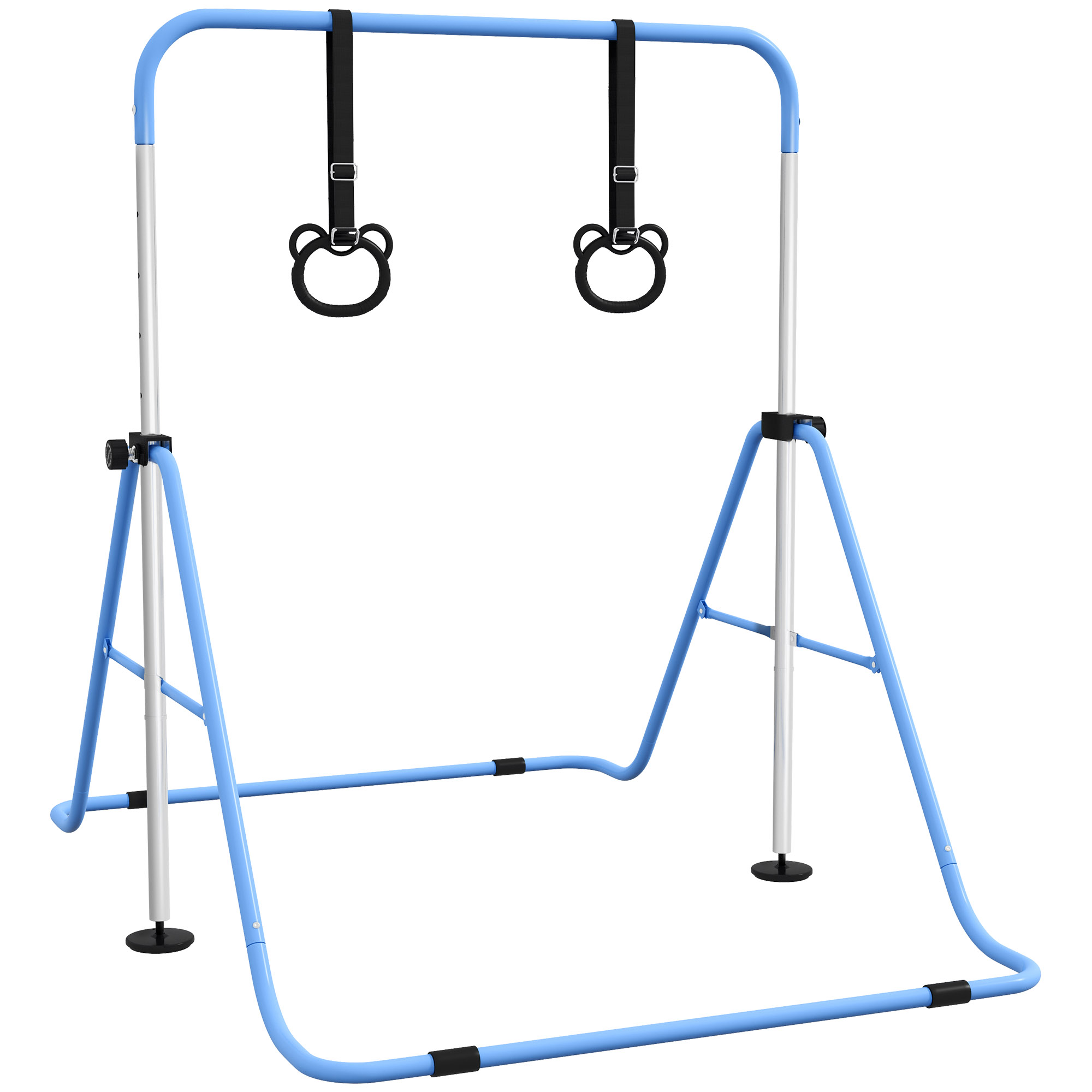 Barre de gymnastique pour enfants Acier Rose, HOMCOM