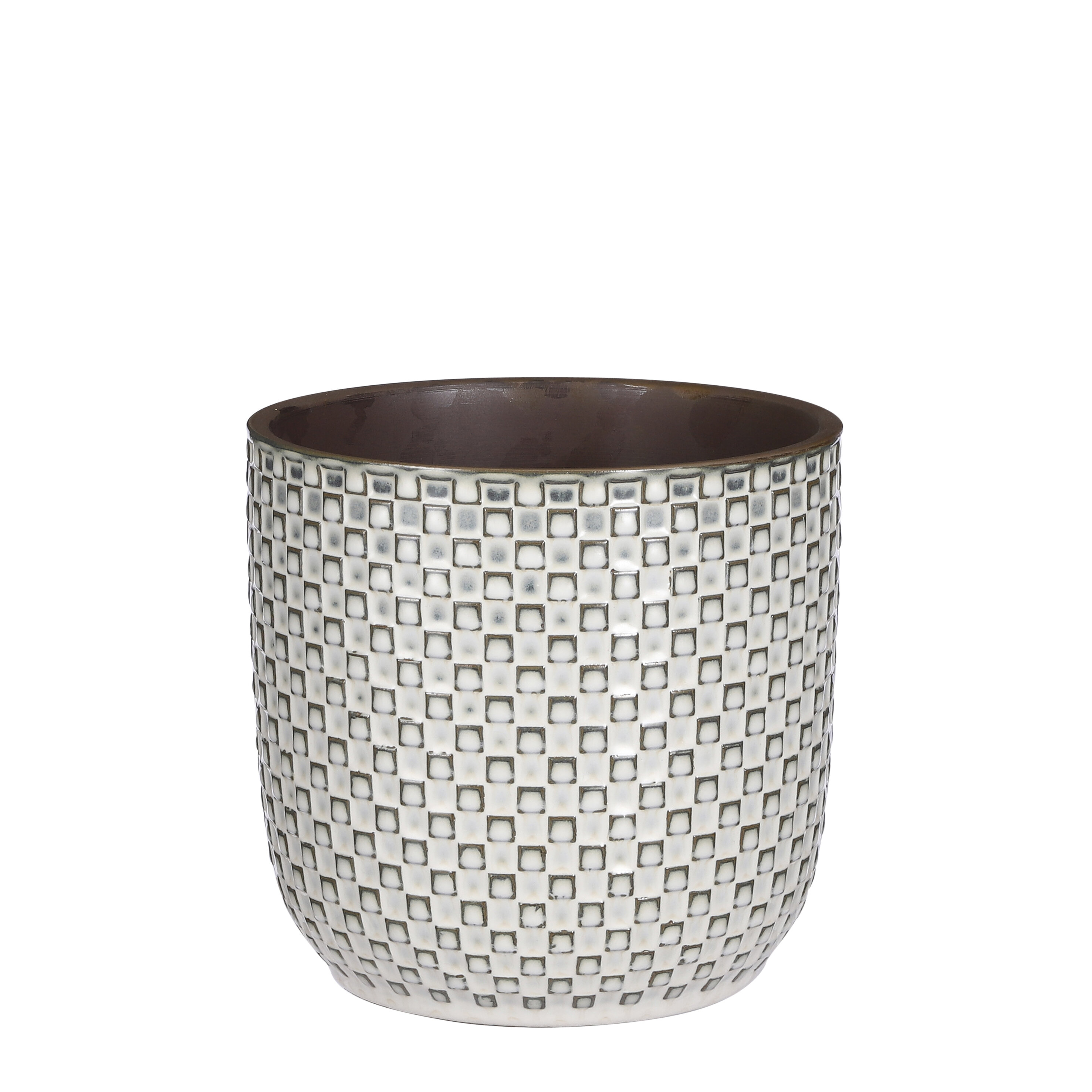 Cache-pot texturé Ø19 cm DAAN, MICA DECORATIONS