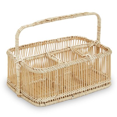 Rattan Bamboo Caddy Basket SO'HOME