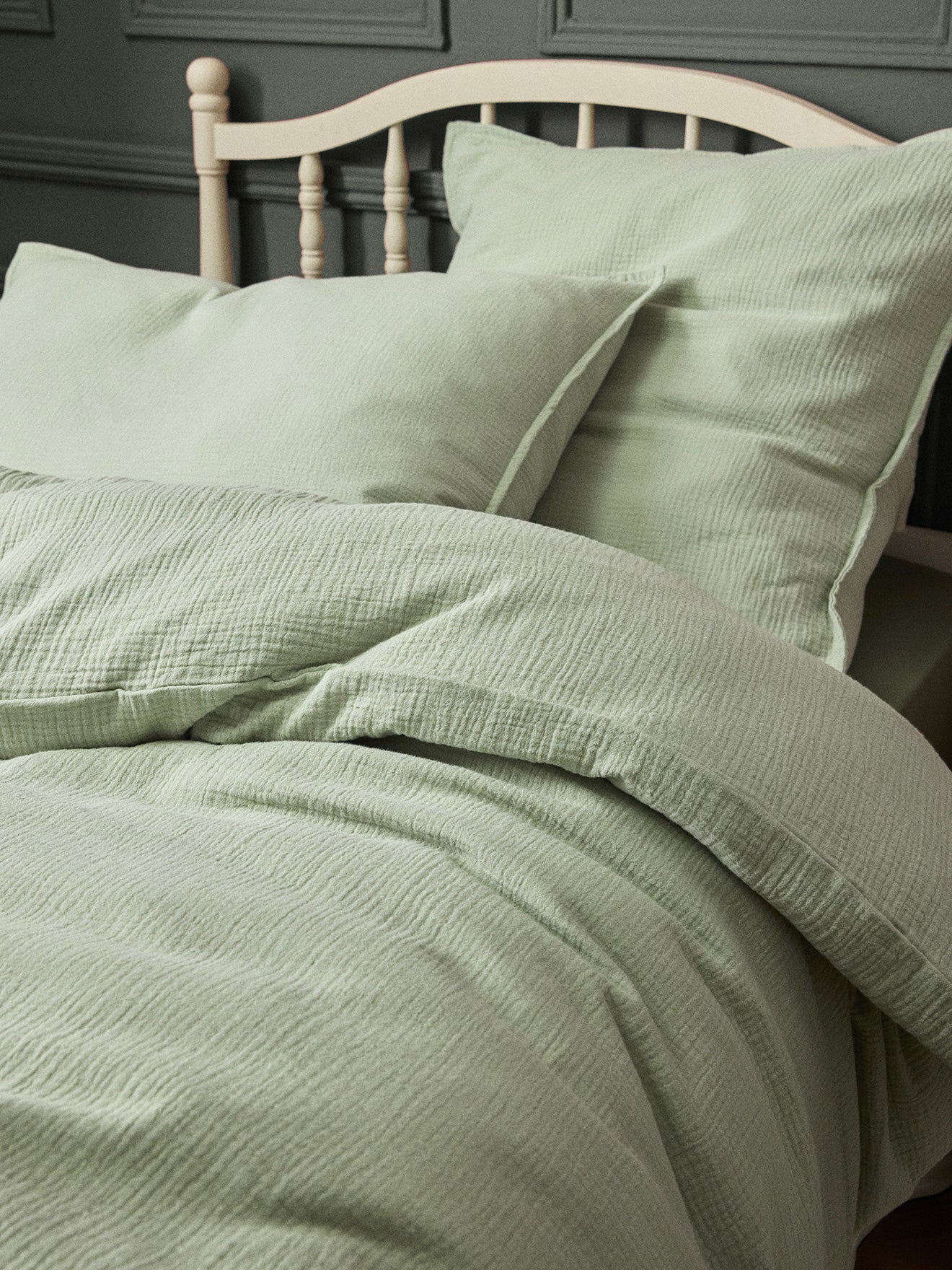 Housse de couette gaze de coton "GAUFREE", CYRILLUS