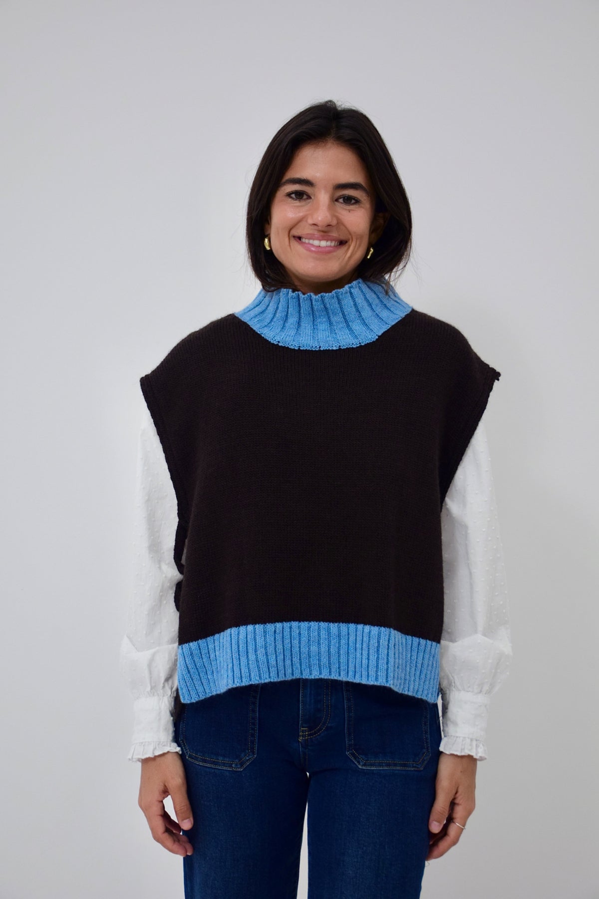 Pull sans manches liens latéraux BRUNA, MINDTRAVELER