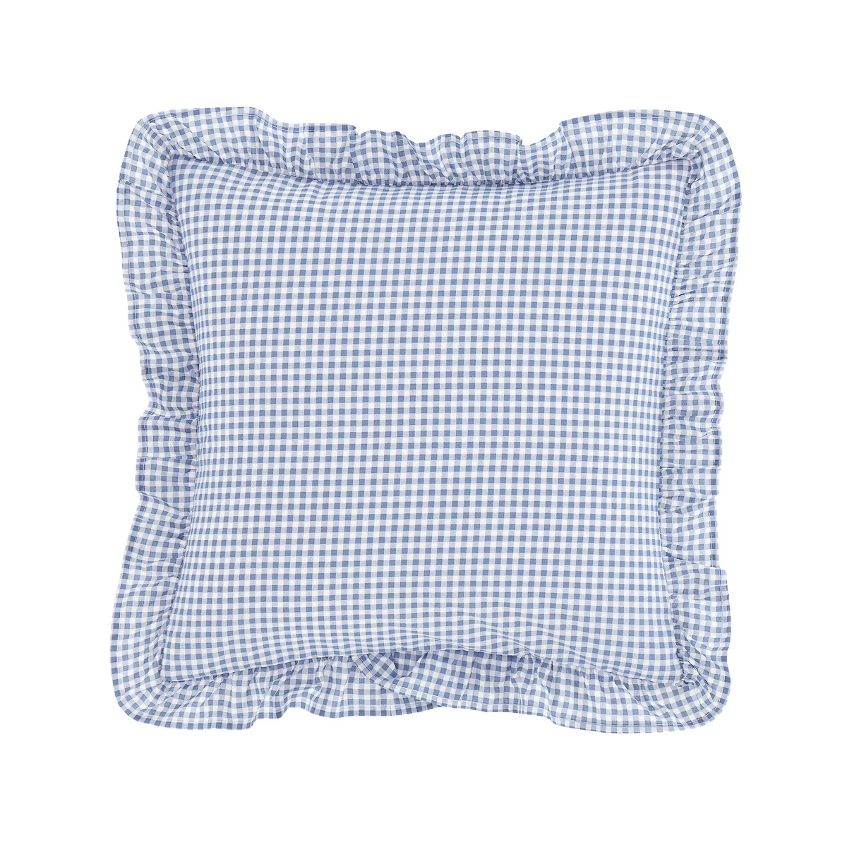 Lucie Floral Frill Fully Reversible Cushion, CATHERINE LANSFIELD