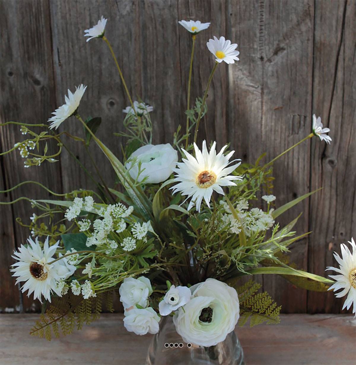 Joli bouquet de gerberas et de renoncules, ARTIFICIELLES