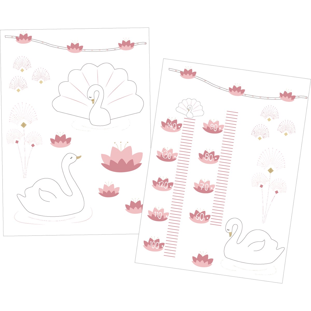 Stickers Muraux Baby Swan, SAUTHON