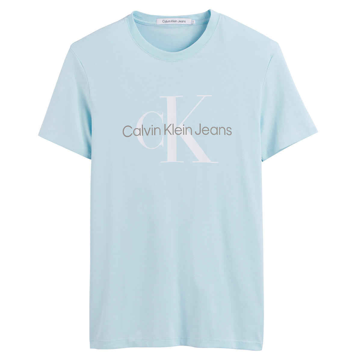 T-shirt mit rundem ausschnitt und aufdruck vorne Calvin Klein Jeans | La  Redoute