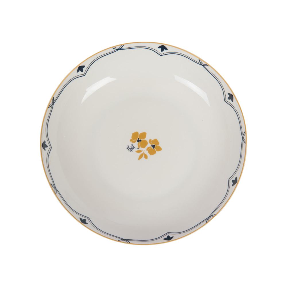 Assiette creuse Poésie 20 cm (lot de 6), AMADEUS