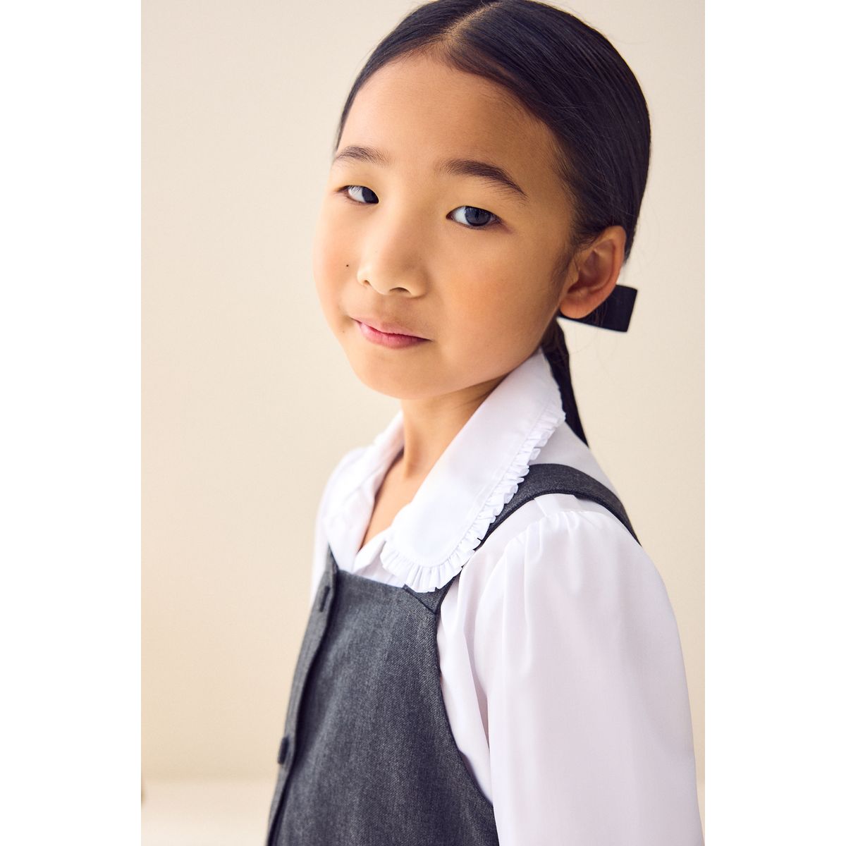 Robe Chasuble Longue École Avec Boutons Asymétriques - NEXT