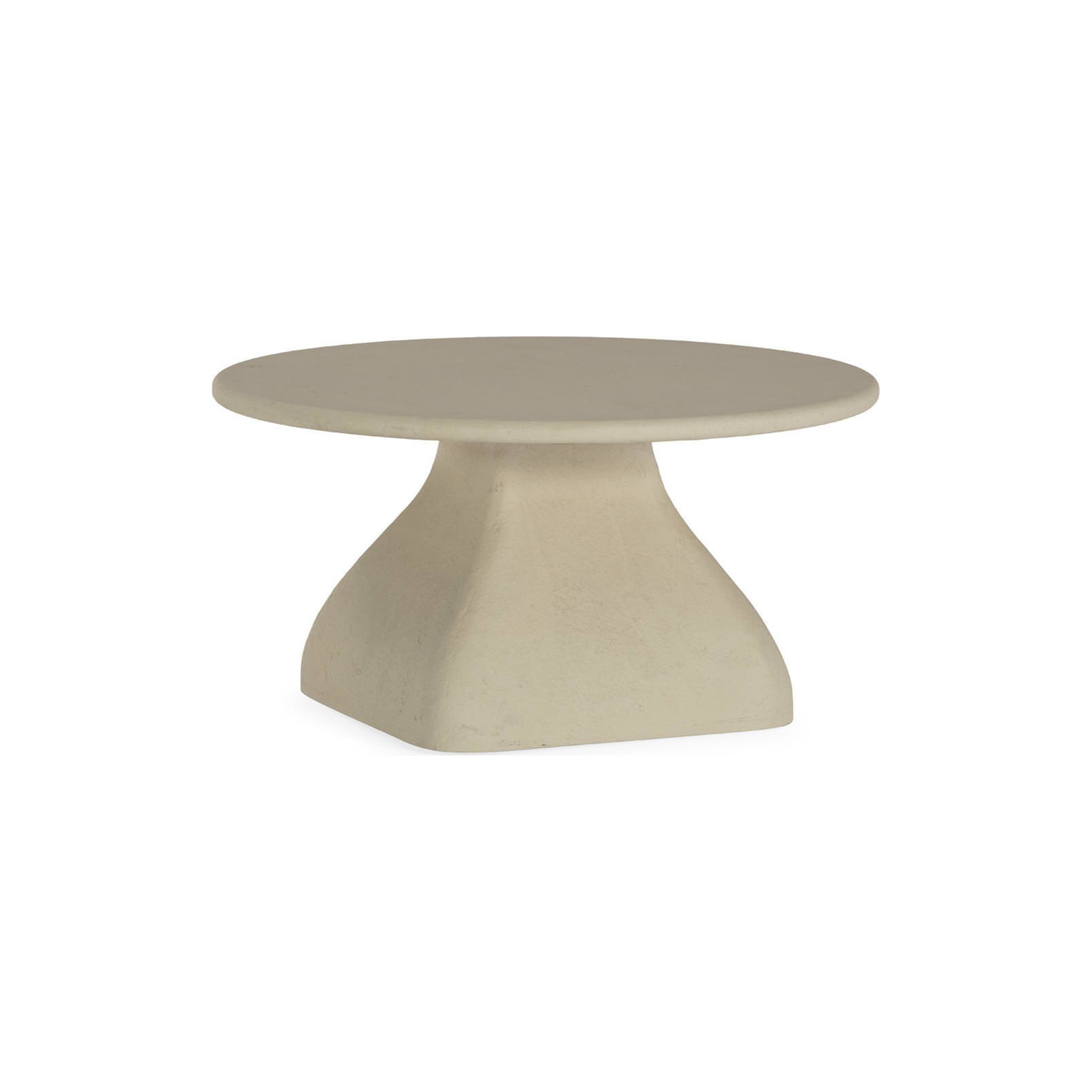 Table basse ronde en bois sculpturale, RECOLLECTION