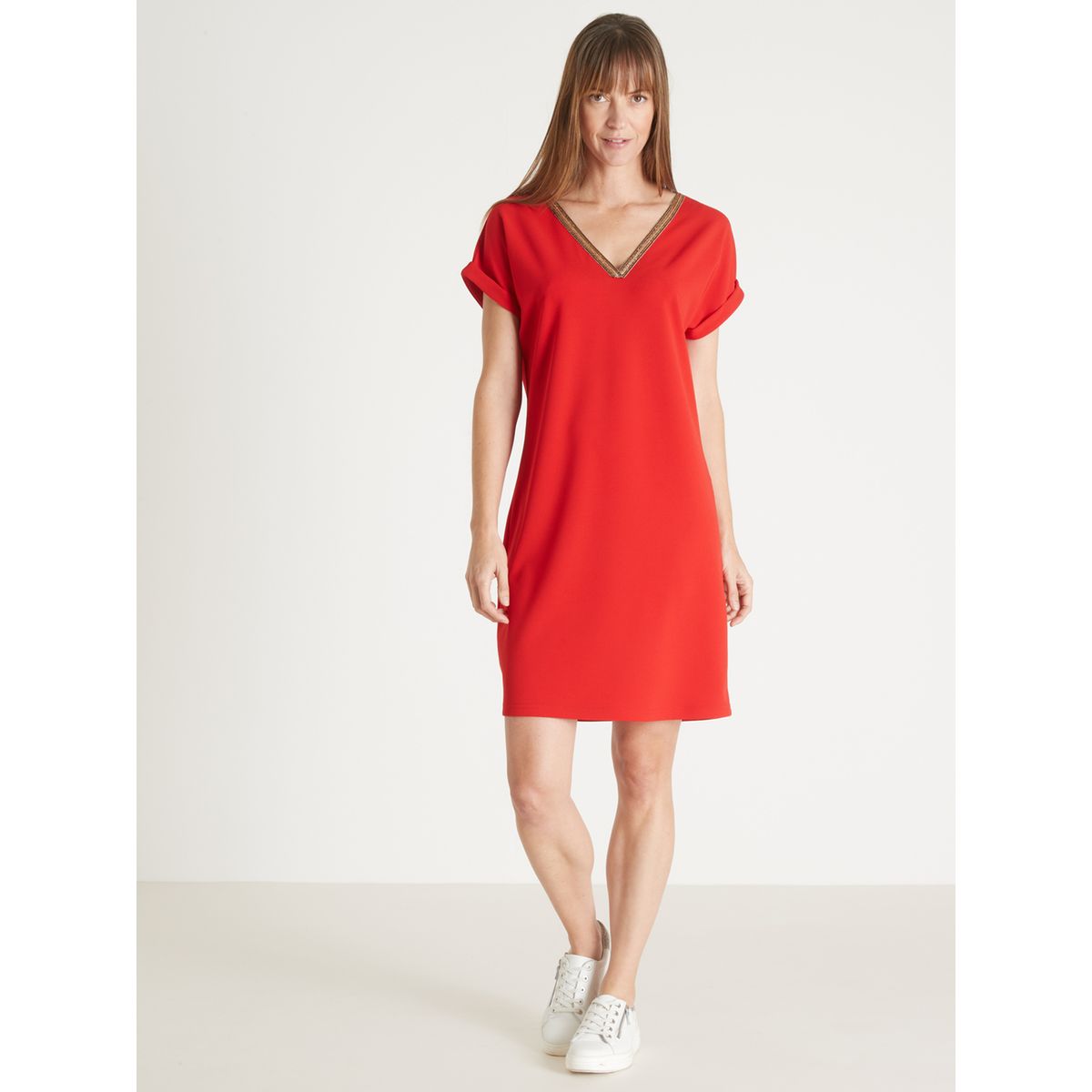 Robe rouge femme La Redoute