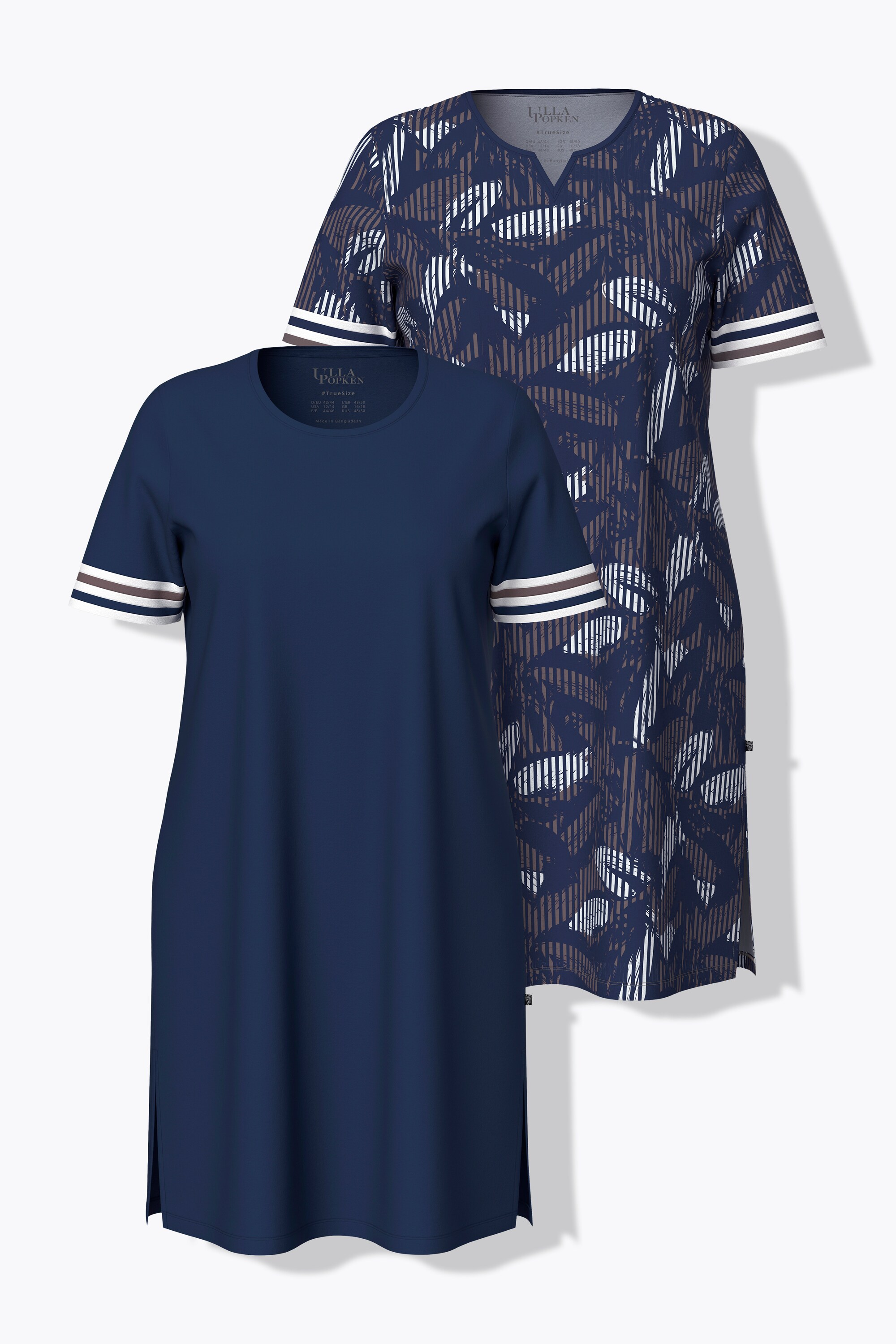 Big T-shirts, lot de 2, manches courtes, ULLA POPKEN