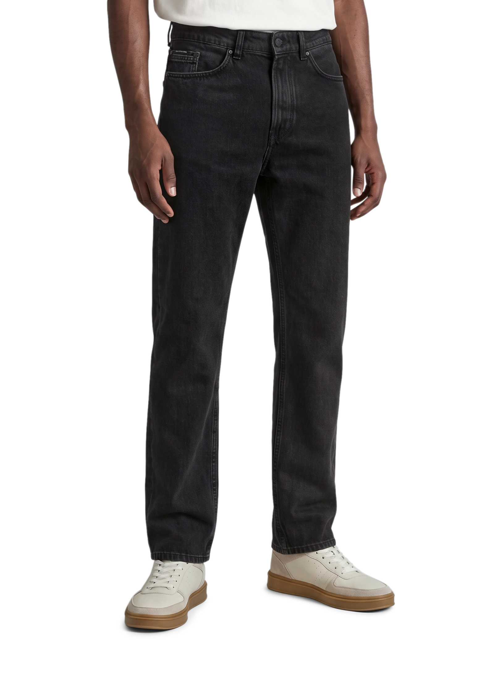Jeans modèle Runne tapered en pur coton bio, MARC O’POLO DENIM