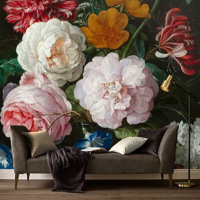 Papier peint panoramique Fleurs luxuriantes Eloïse ART FOR THE HOME