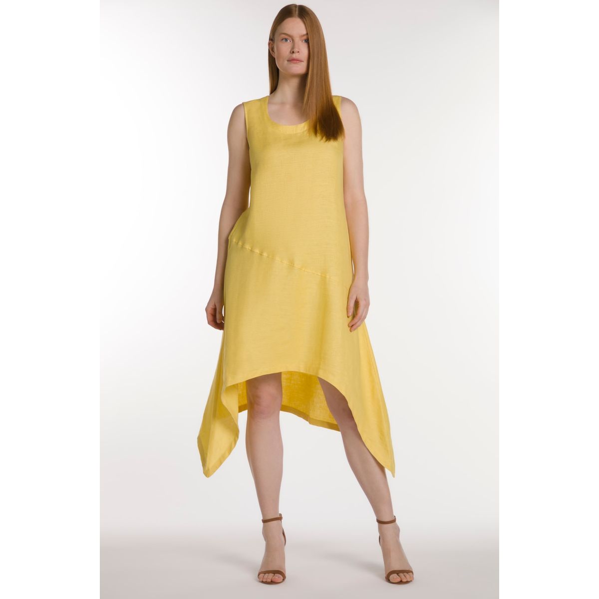 Robe en lin silhouette a Ulla Popken La Redoute