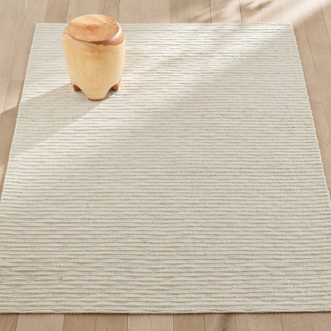 Illmare Hand Woven Wool Rug, ivory, AM.PM