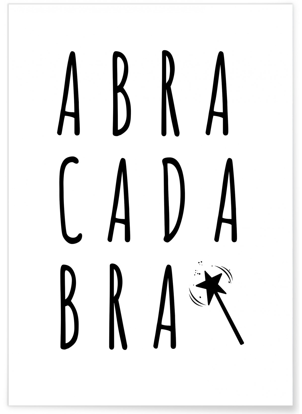 Affiche Abracadabra, L'AFFICHERIE