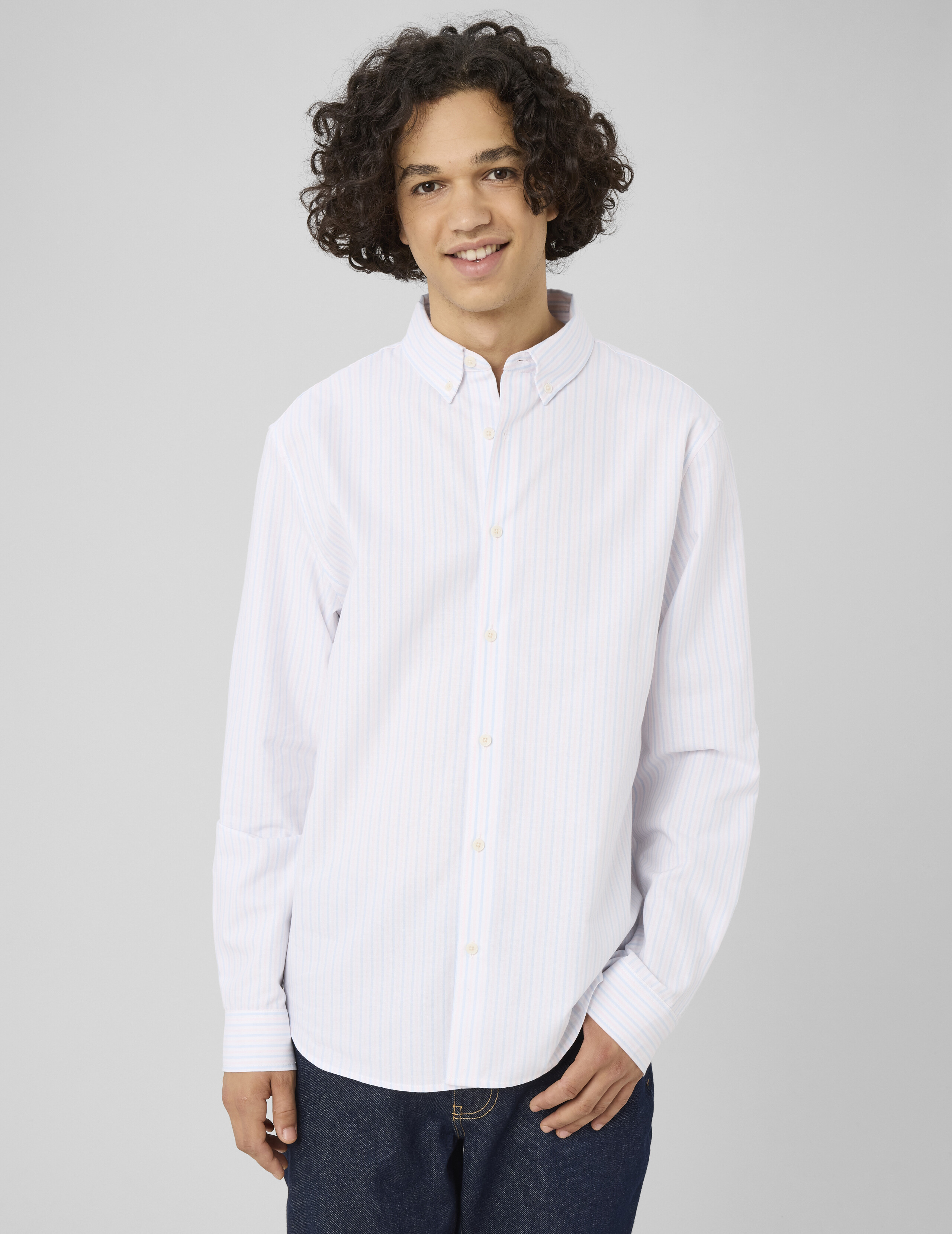 Chemise oxford rayée, BZB
