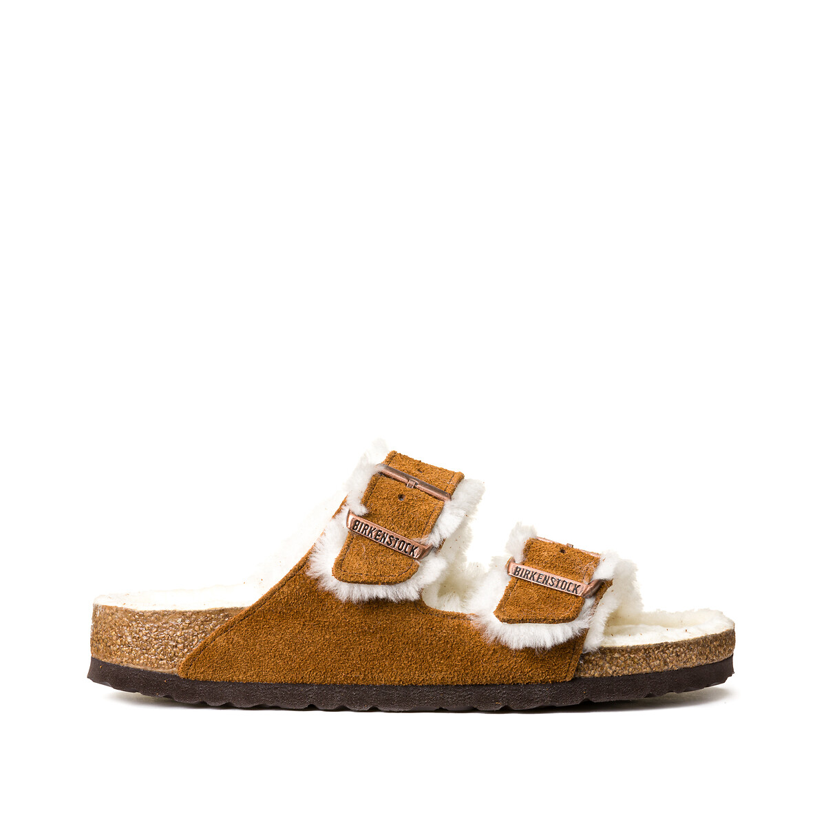 Faux store fur birkenstocks