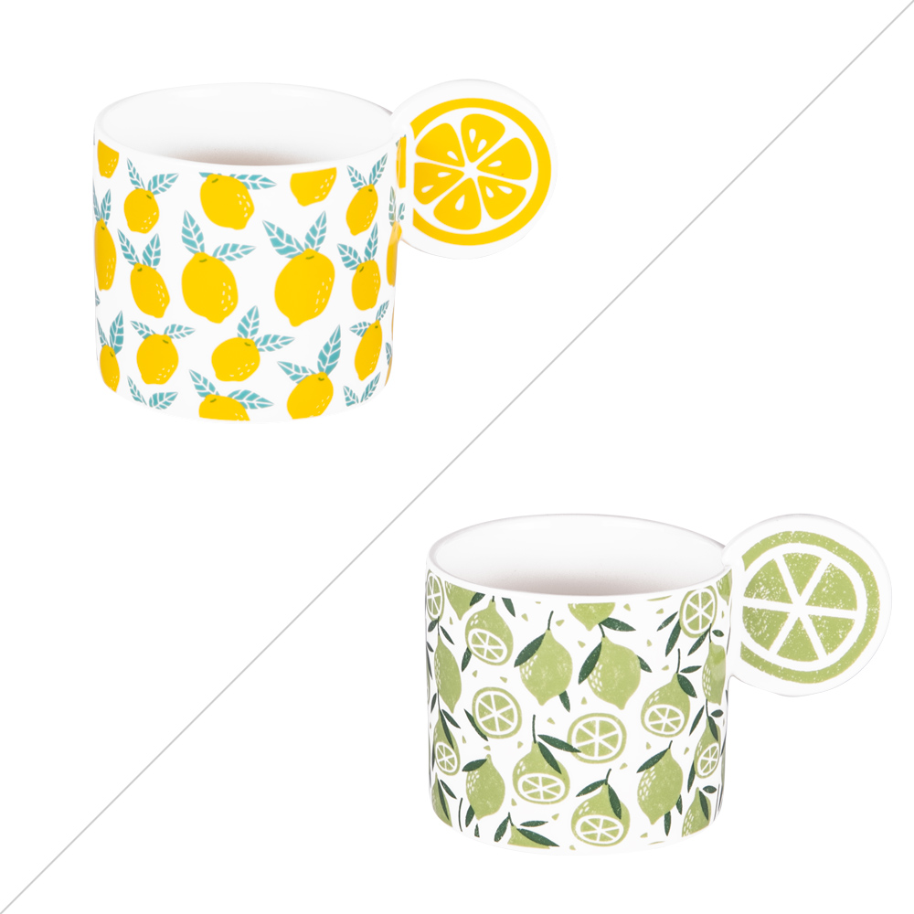 Mug Lemon 35 cl (lot de 2), TABLE PASSION