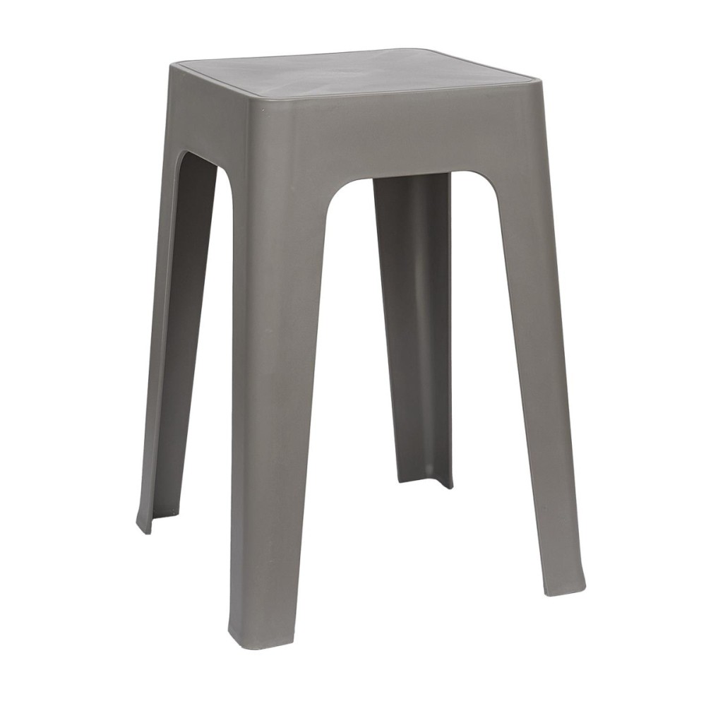 Tabouret Empilable Coloris Gris, DECORATIE