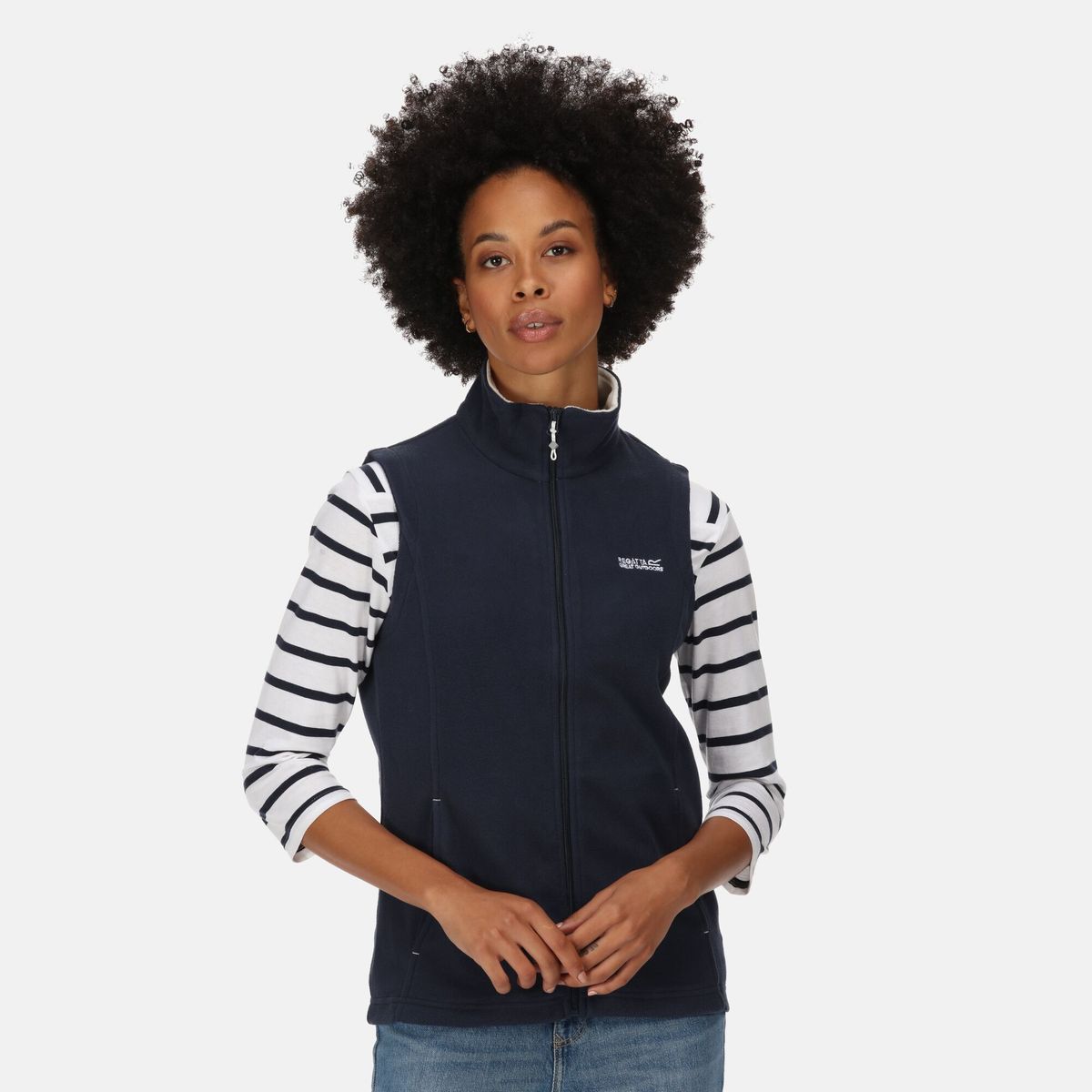 gilet polaire sans manche femme la redoute