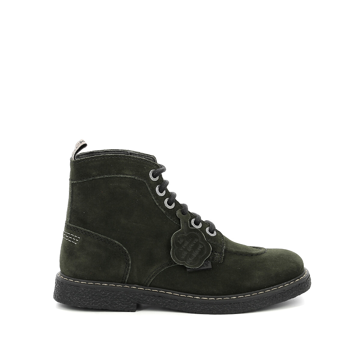 Kicklegendary suede ankle boots, green, Kickers | La Redoute