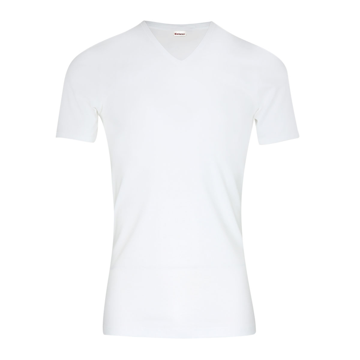 Tee-shirt col V manches courtes PUR COTON PREMIUM FAIT EN FRANCE ., EMINENCE