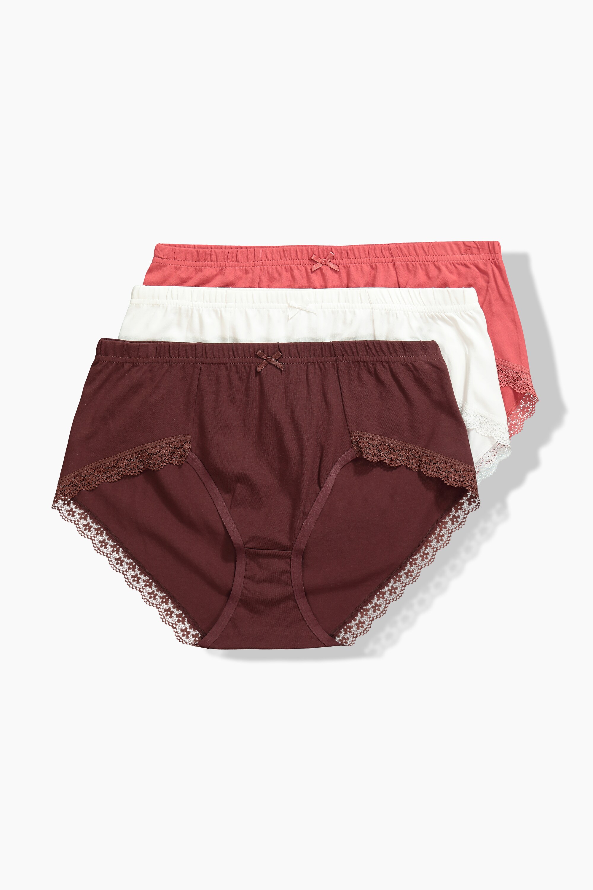 Culottes hautes en lot de 3, ULLA POPKEN