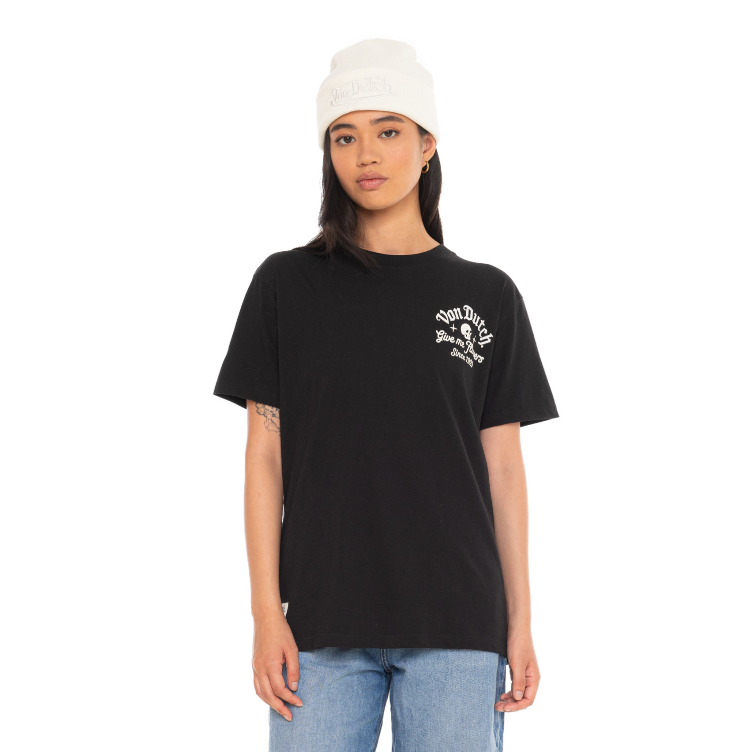 Tee Shirt coton ROSE, VON DUTCH