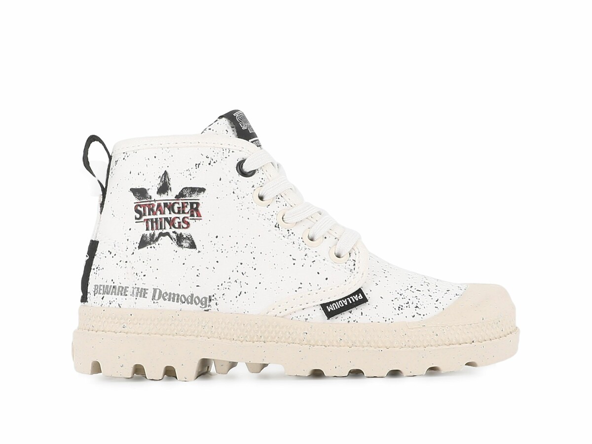 Pampa Hellfire Kid X Stranger Things High Top Trainers, PALLADIUM