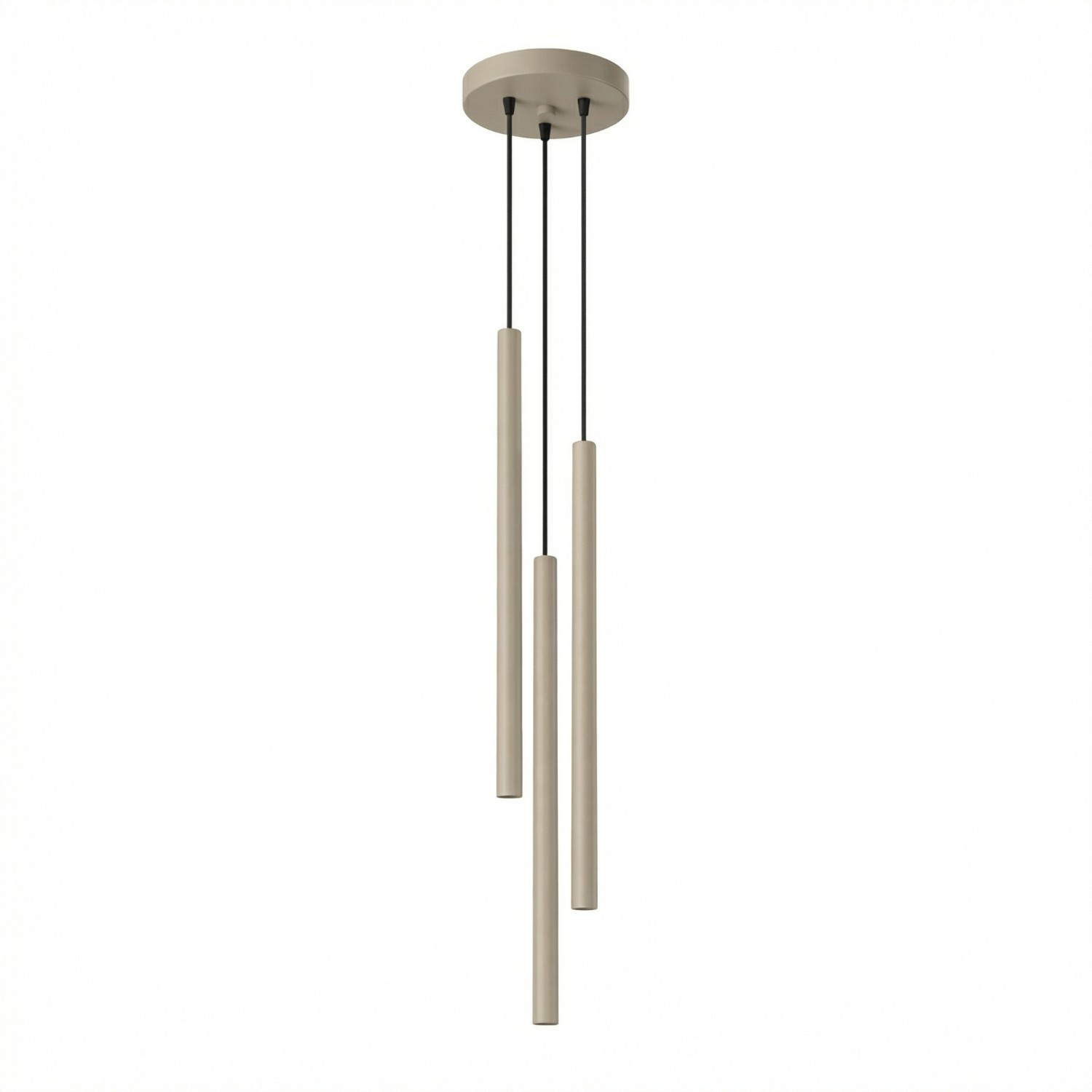 Suspension Acier Taupe G9 3 PASTELO, EDEN