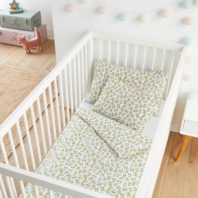 Pear Fruity 20% Recycled Cotton Baby Duvet Cover LA REDOUTE INTERIEURS