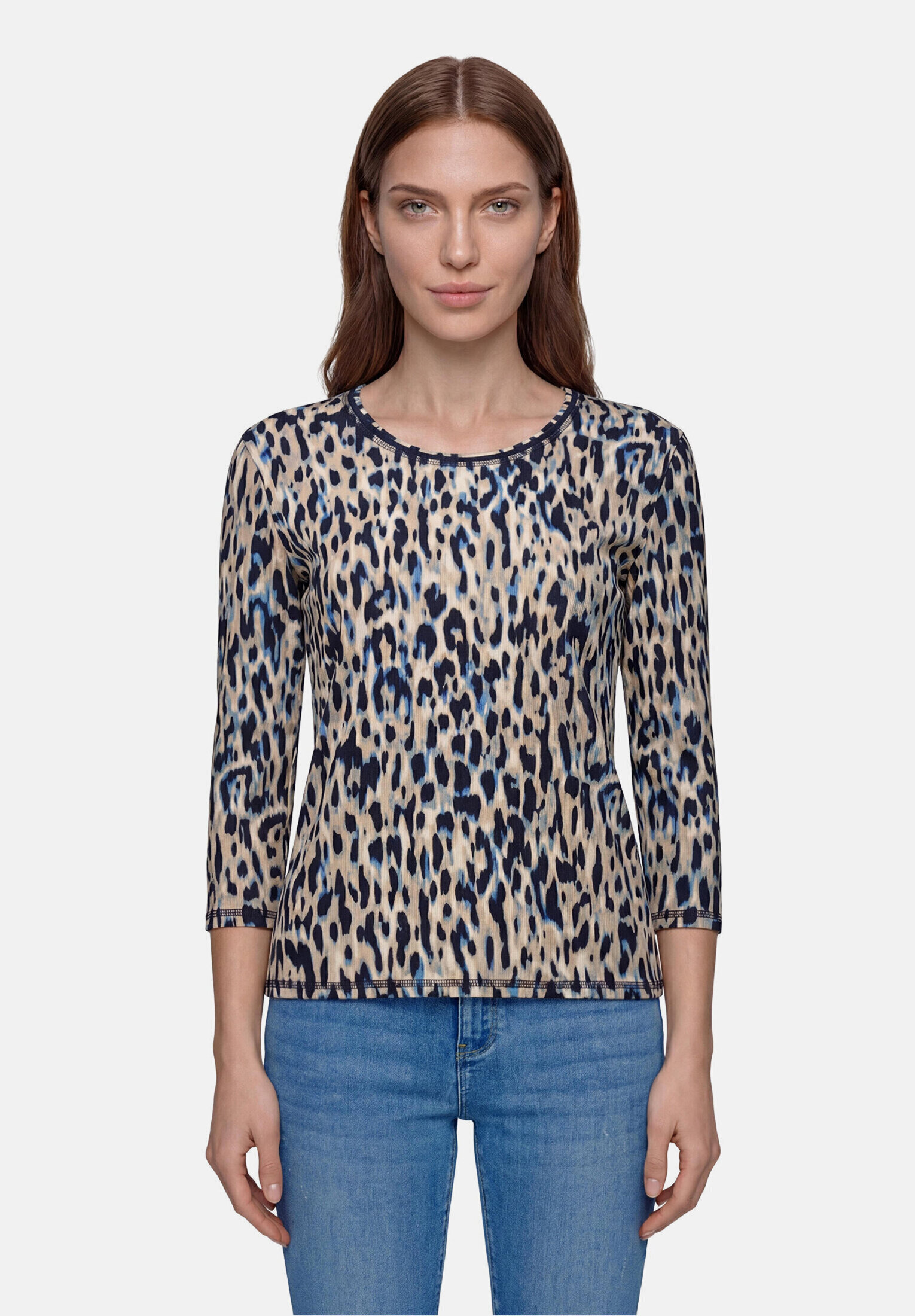 T-shirt basique de texture côtelée, BETTY BARCLAY