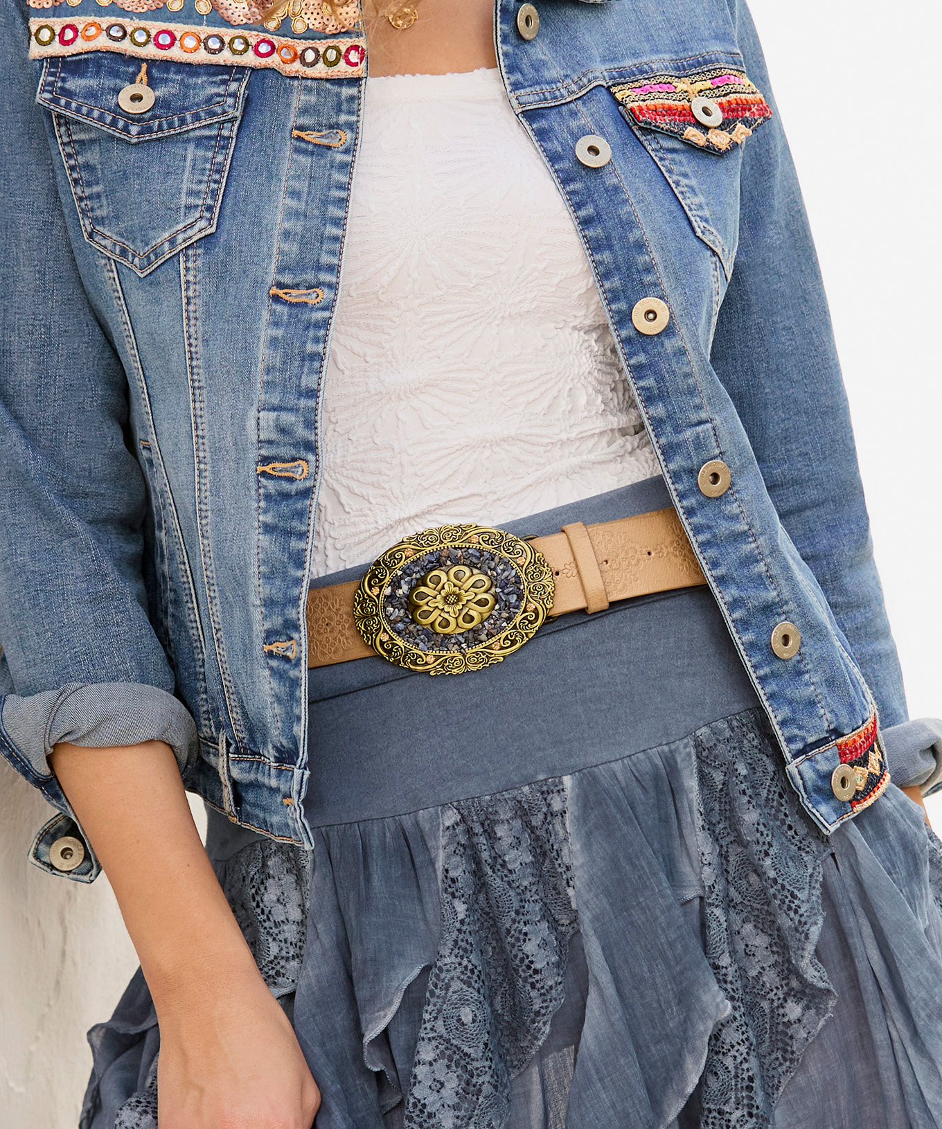 Ceinture Embossée Ornée, JOE BROWNS