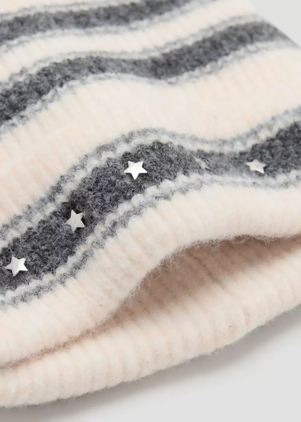 Bonnet en maille à rayures, MANGO KIDS