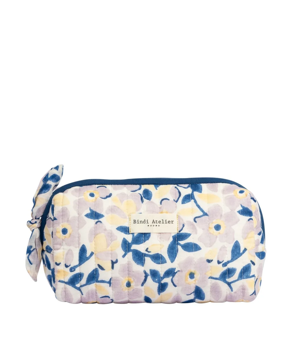Trousse maquillage en coton Amelia, BINDI ATELIER