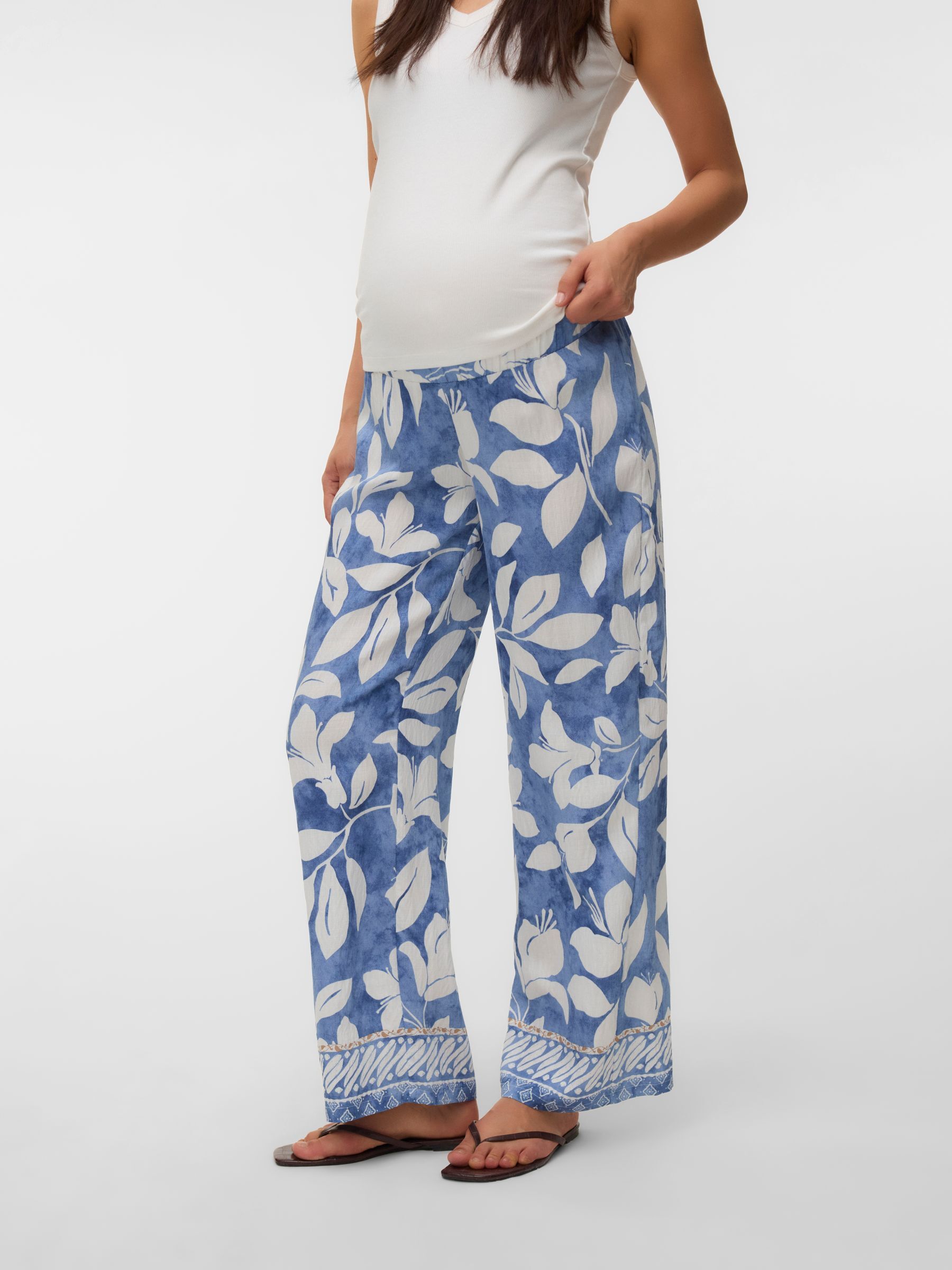 Pantalon À Jambe Large, MAMA LICIOUS