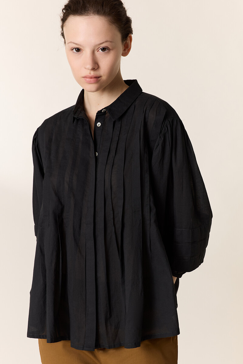 Chemise plissée manches 3/4, CHIMI, LEON & HARPER