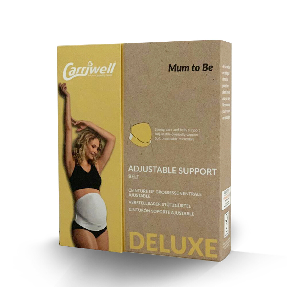 Maternity support belt, honey, Carriwell