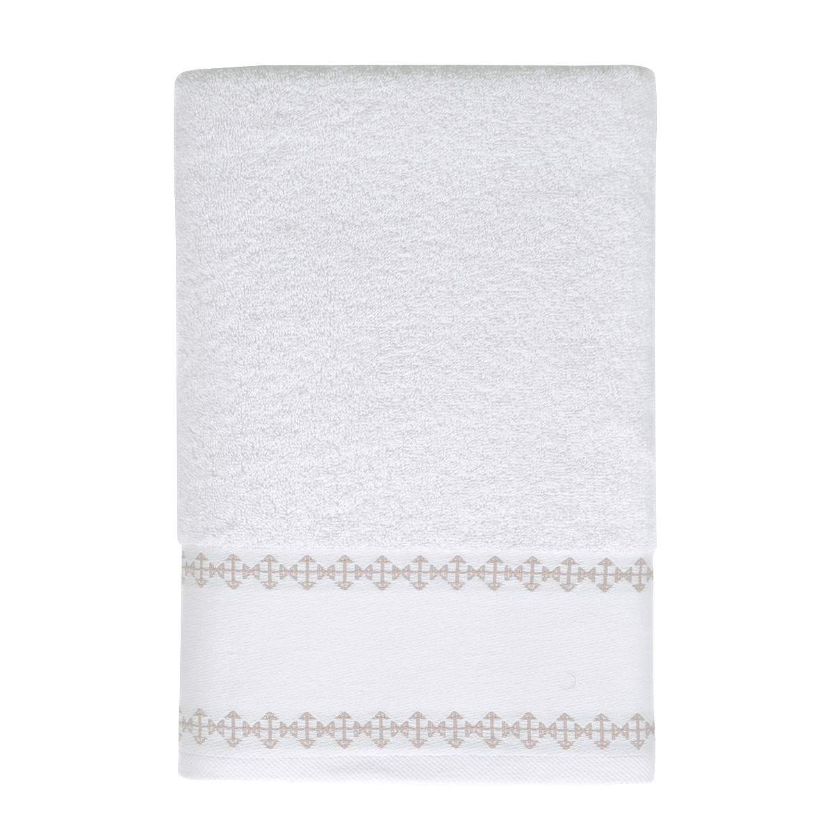 Drap de bain tissé jacquard ARROW, SENSEI MAISON