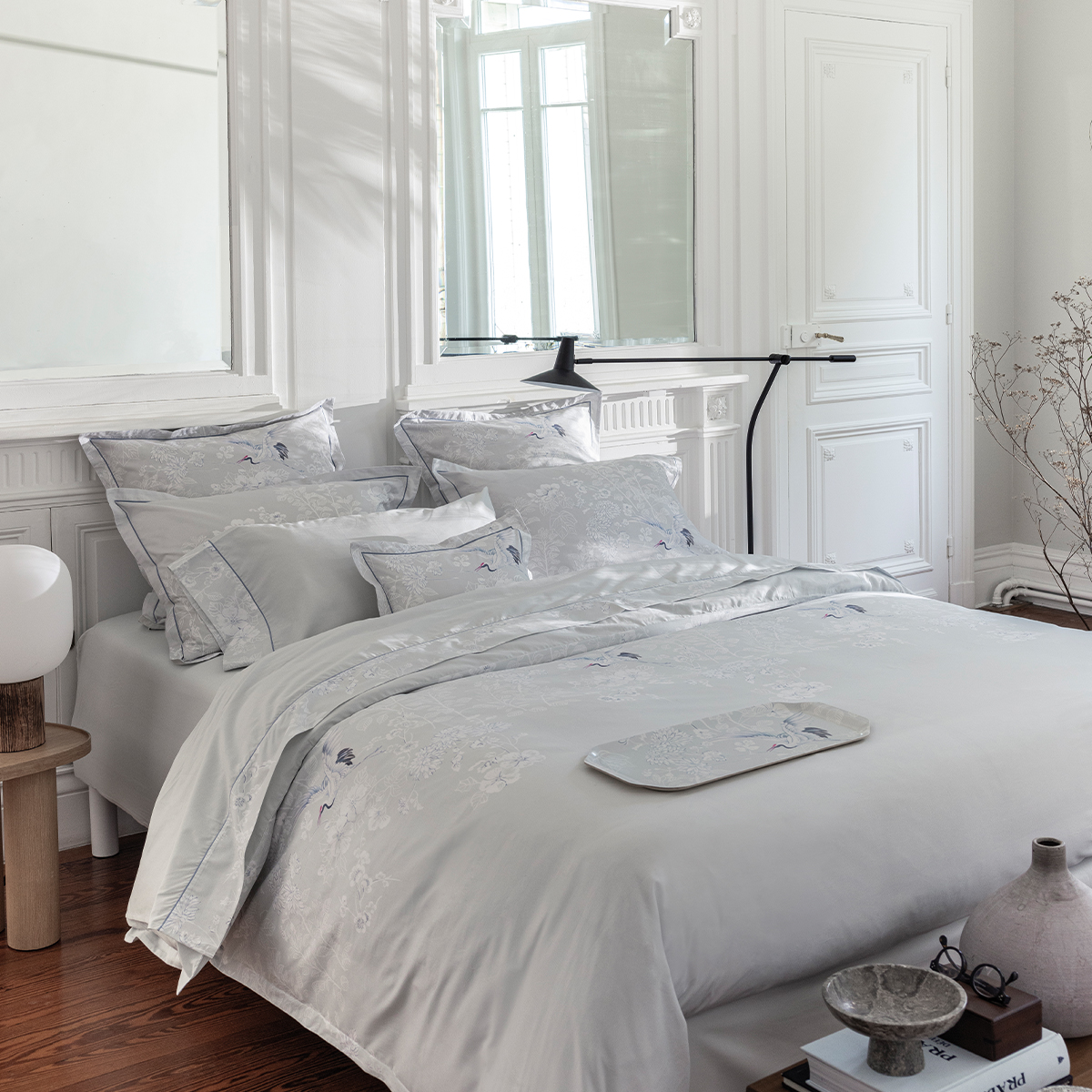 Housse de couette en Coton, ENVOL, LE JACQUARD FRANCAIS
