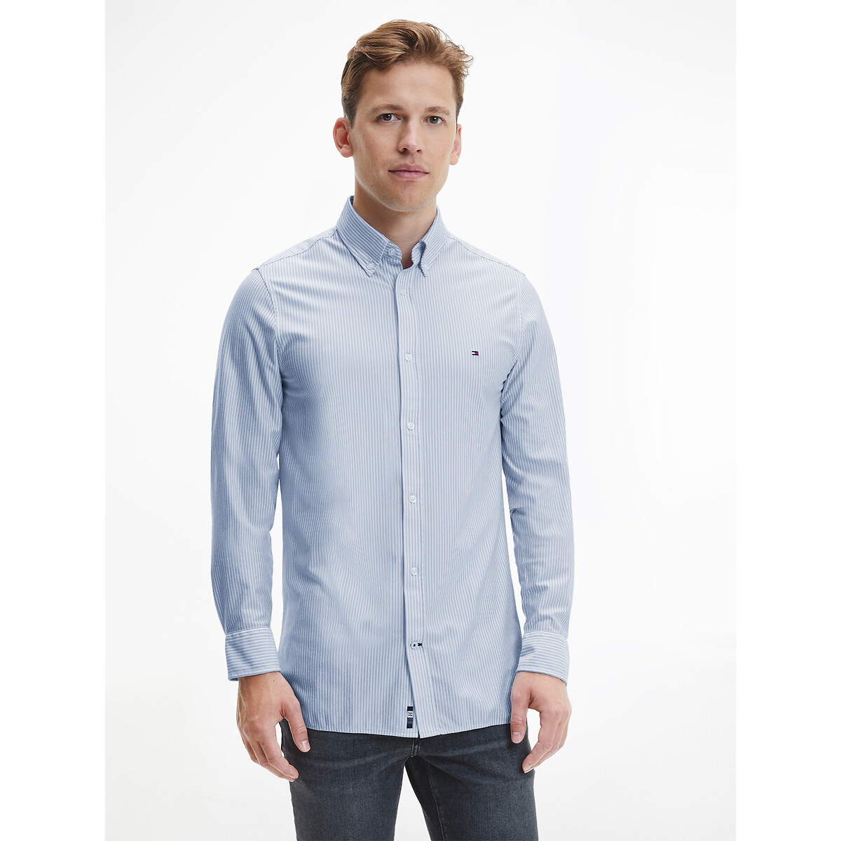 tommy striped shirt