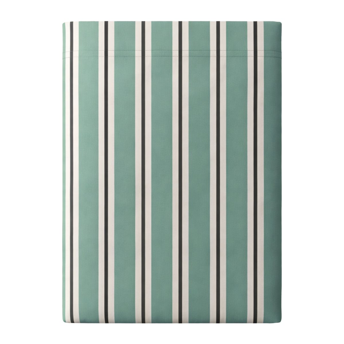 Drap plat imprimé en coton et viscose de bambou, ZEPHIR, A DEMAIN