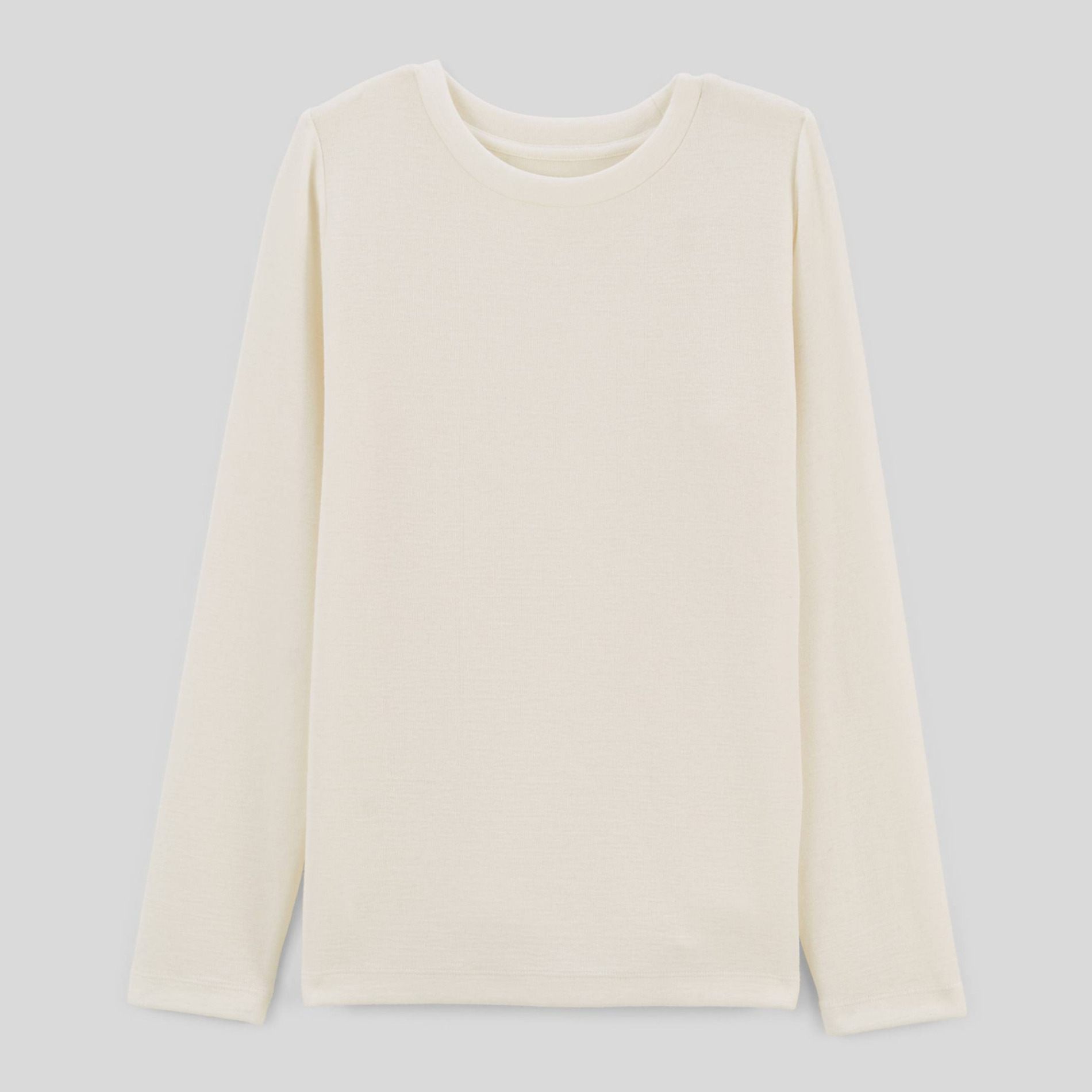 T-shirt chaud manches longues contenant de la laine, MONOPRIX
