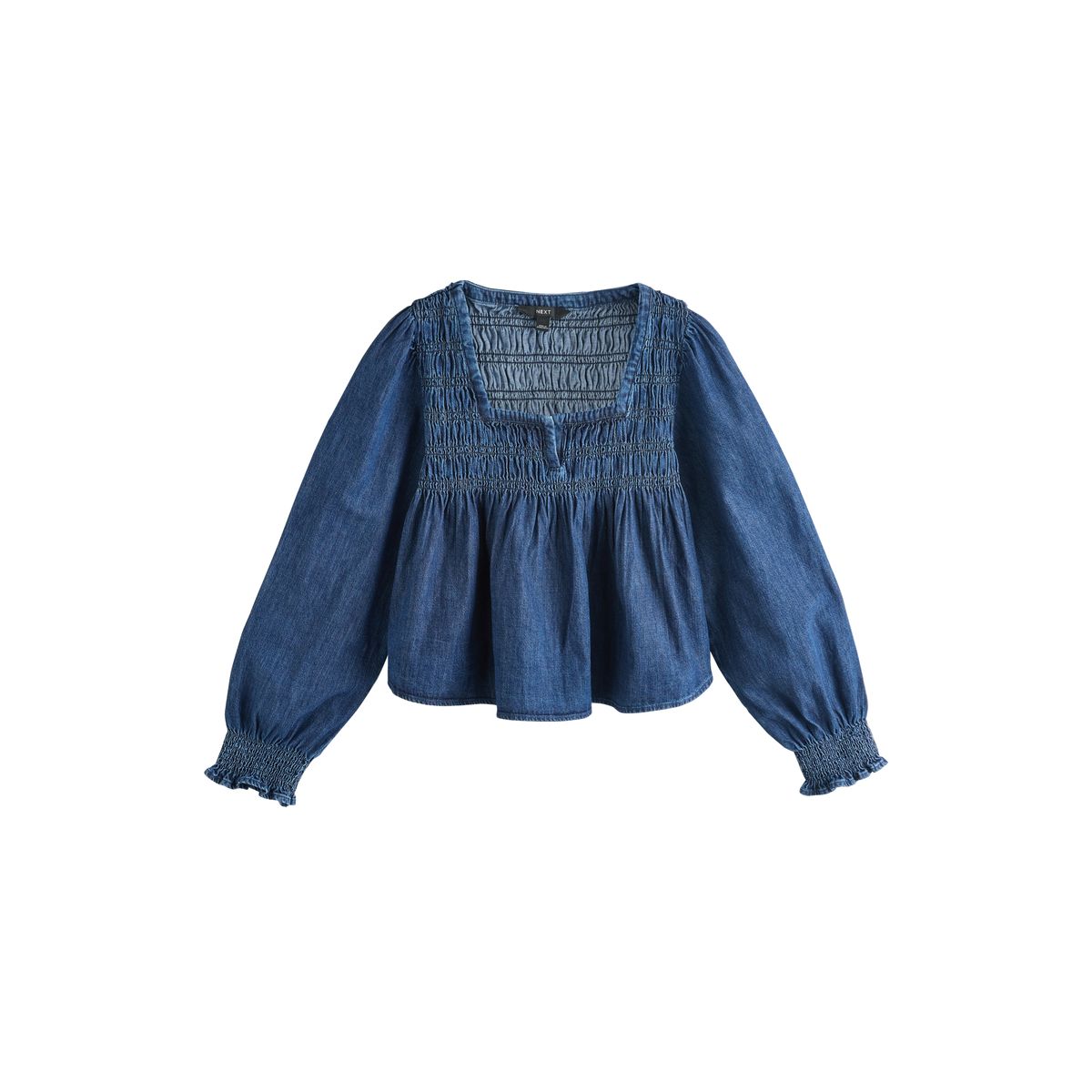 Blouse froncée à manches longues, NEXT