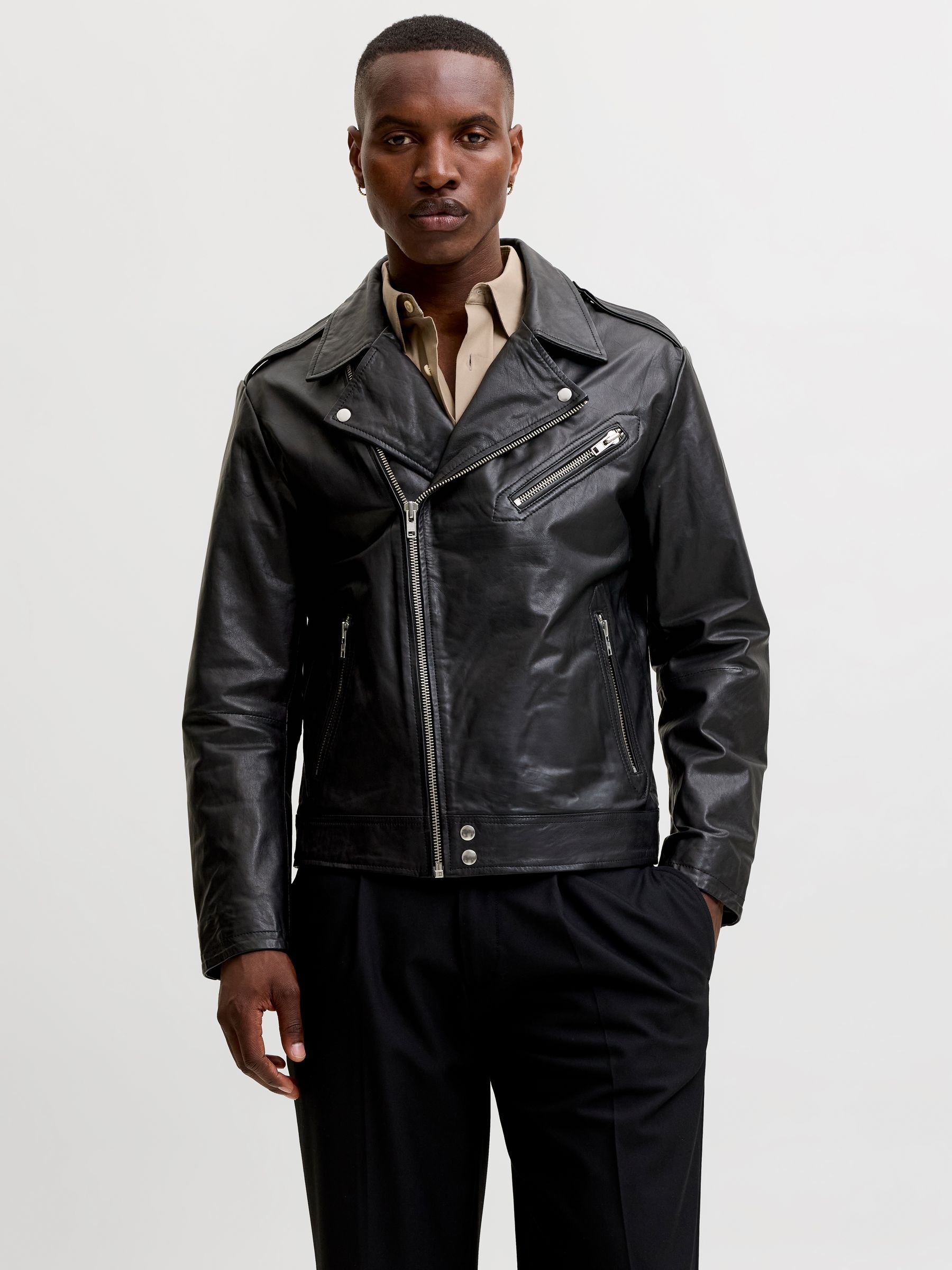 Veste En Cuir, JACK & JONES