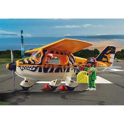 Air stuntshow avion à hélice tigre Playmobil