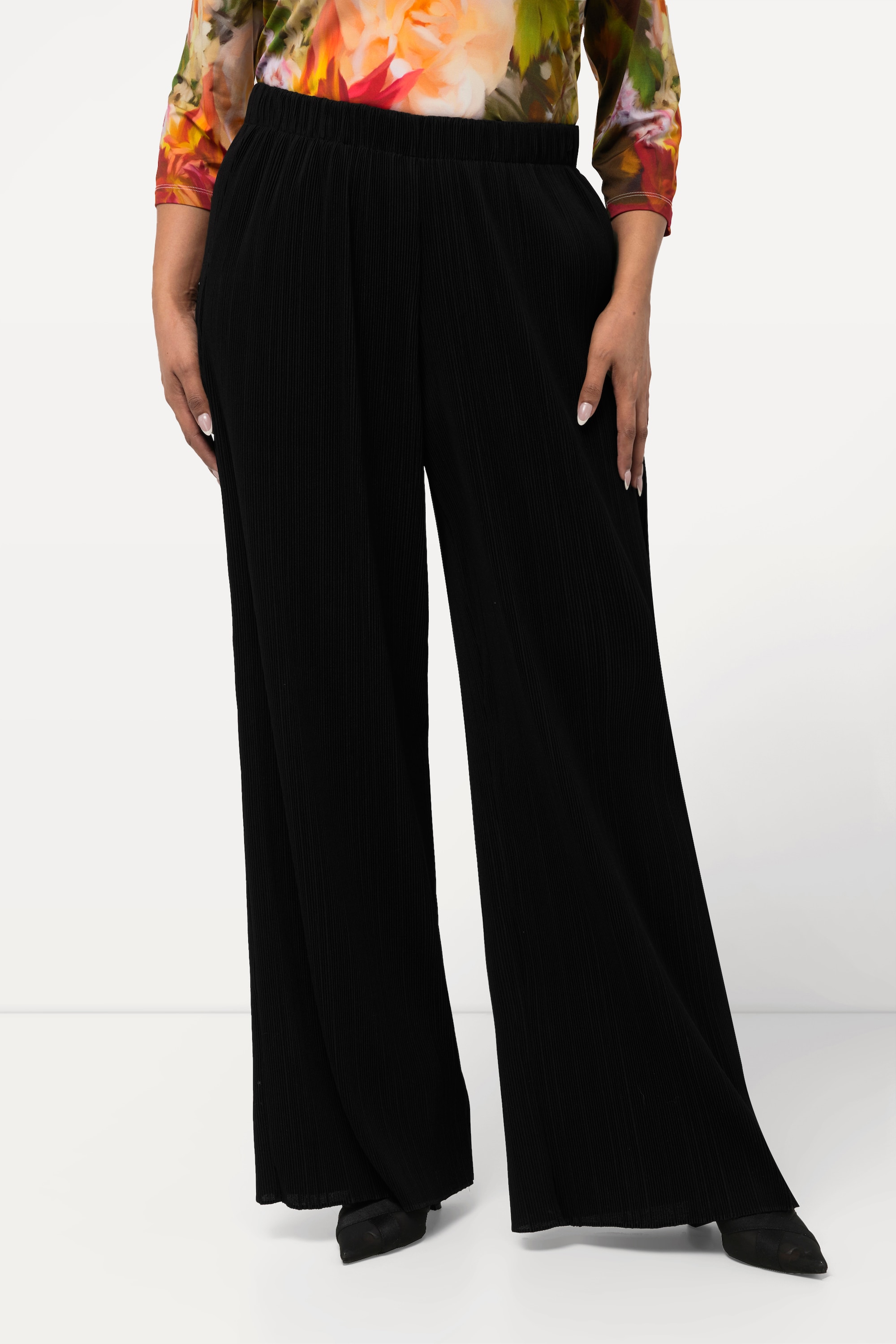 Pantalon Marlene, jambe large, ULLA POPKEN