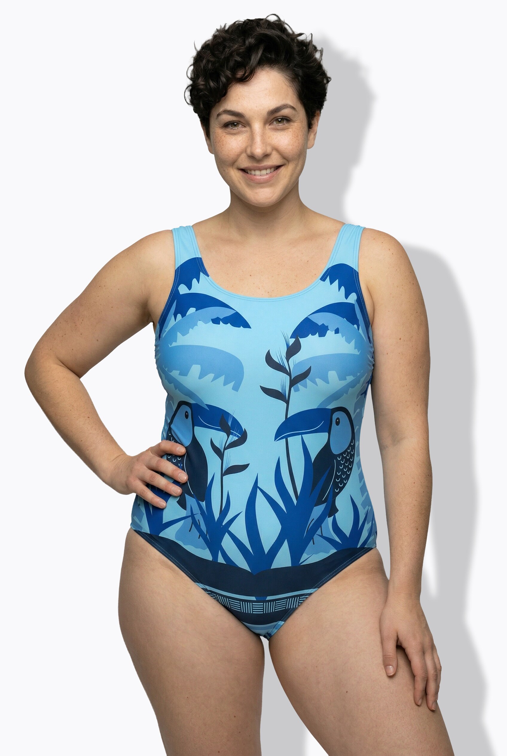 Maillot de bain motif toucans, ULLA POPKEN