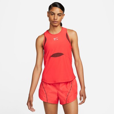Dri-Fit Running Vest Top with Logo Print NIKE